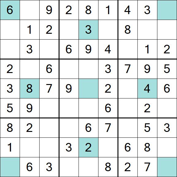 Girandola Sudoku - Fácil