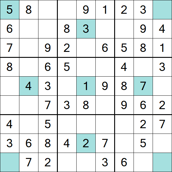 Girandola Sudoku - Einfach