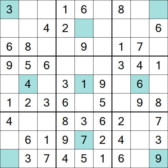 Girandola Sudoku - Fácil