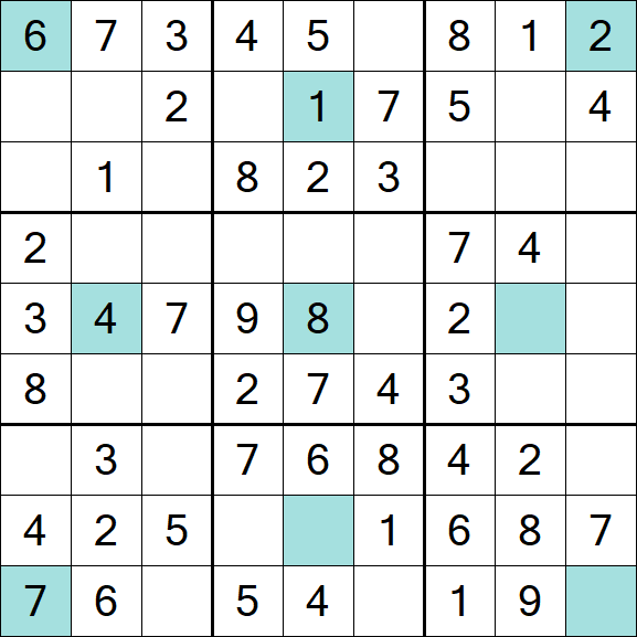 Girandola Sudoku - Fácil