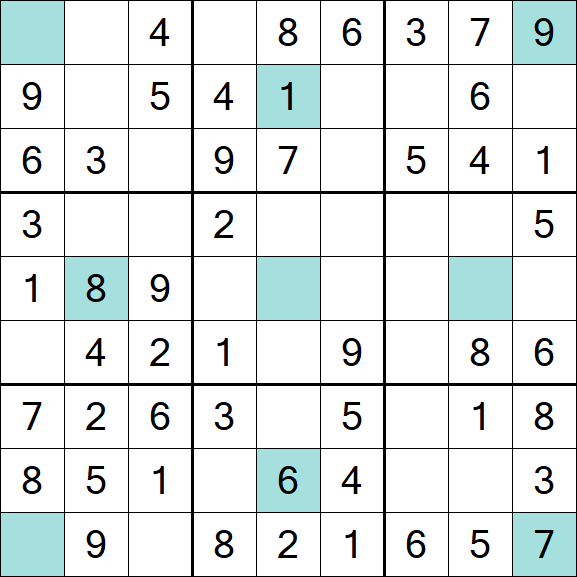 Girandola Sudoku - Fácil