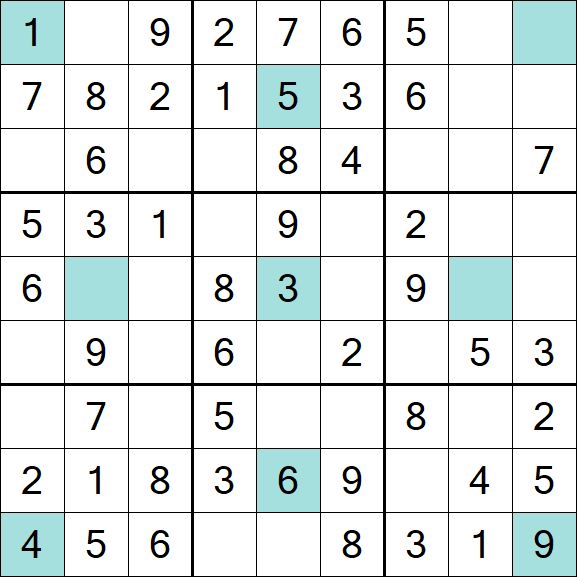 Girandola Sudoku - Fácil