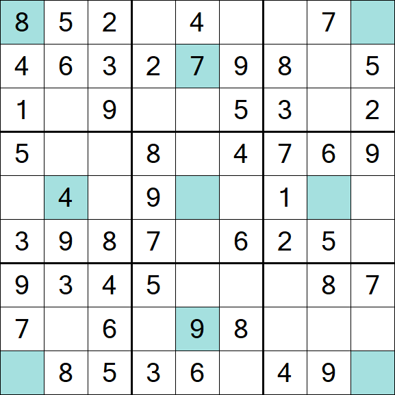 Girandola Sudoku - Fácil