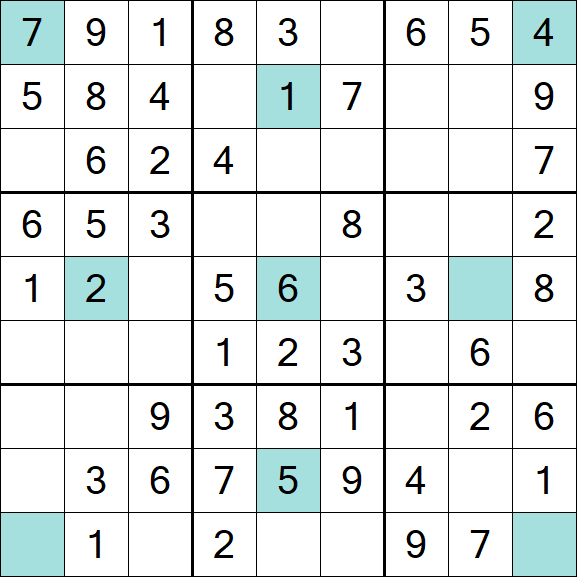 Girandola Sudoku - Fácil