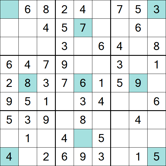 Girandola Sudoku - Fácil