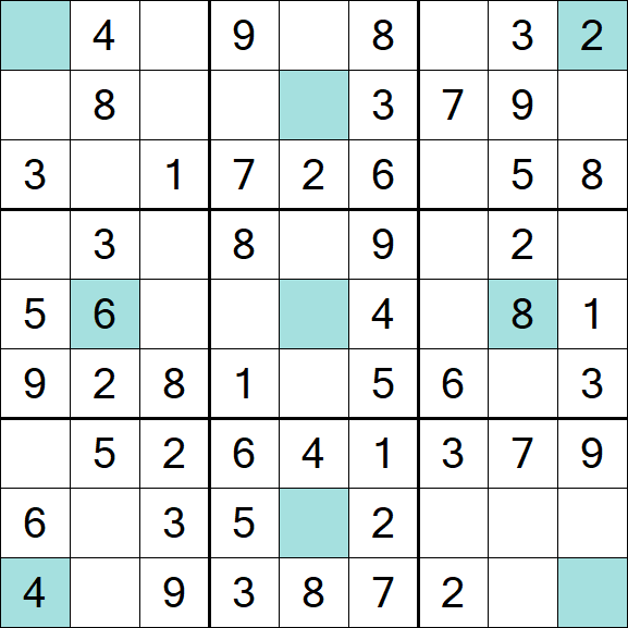 Girandola Sudoku - Fácil
