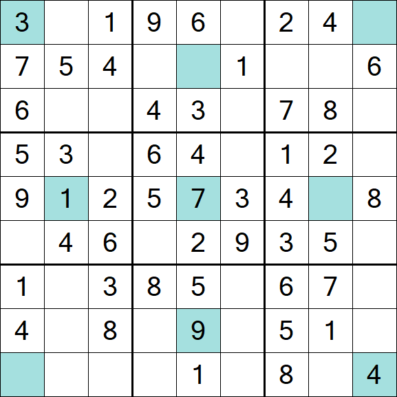 Girandola Sudoku - Fácil