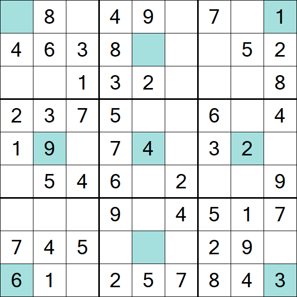 Girandola Sudoku - Fácil