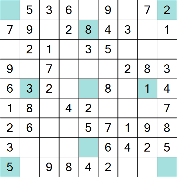 Girandola Sudoku - Fácil