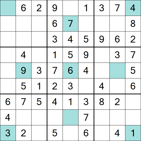 Girandola Sudoku - Fácil