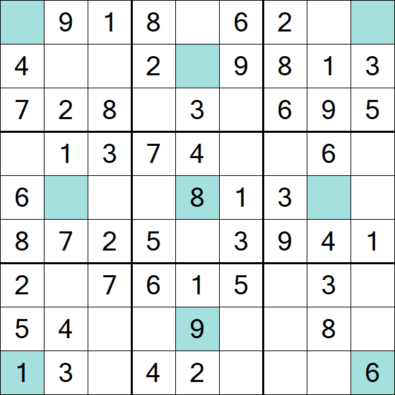 Girandola Sudoku - Fácil