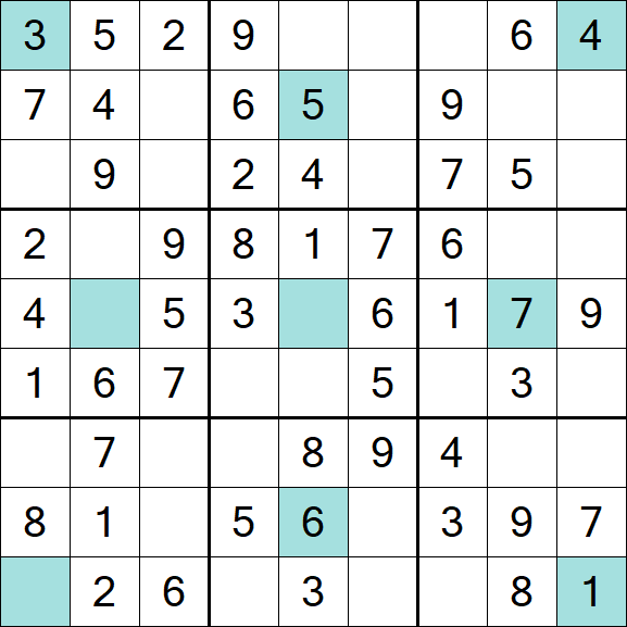 Girandola Sudoku - Einfach