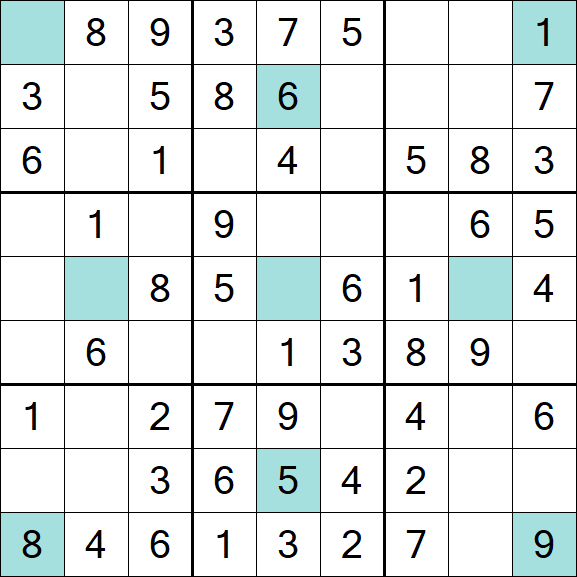 Girandola Sudoku - Fácil