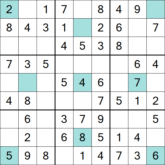 Girandola Sudoku - Fácil