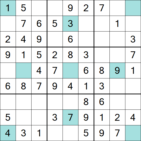 Girandola Sudoku - Fácil