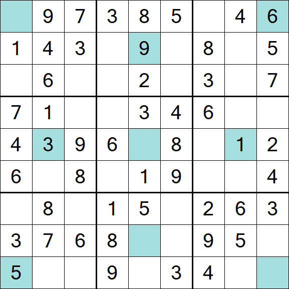 Girandola Sudoku - Fácil