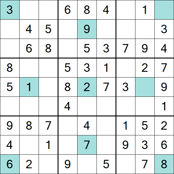 Girandola Sudoku - Fácil