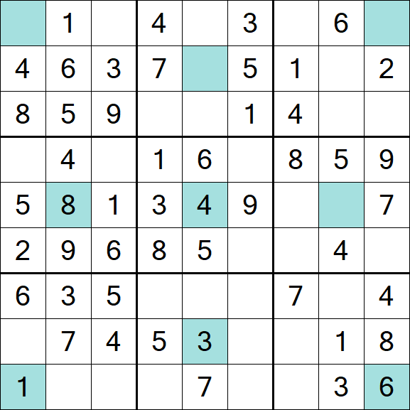 Girandola Sudoku - Fácil