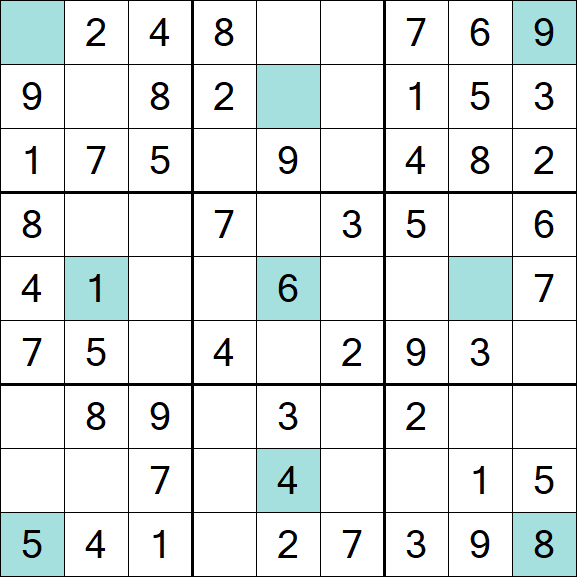 Girandola Sudoku - Fácil