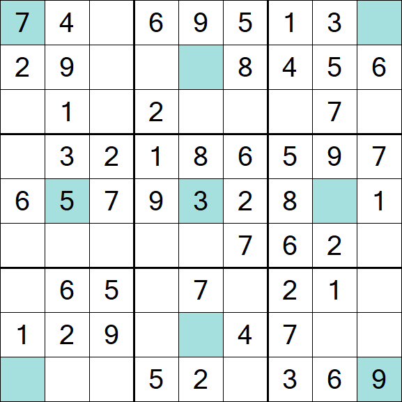 Girandola Sudoku - Easy
