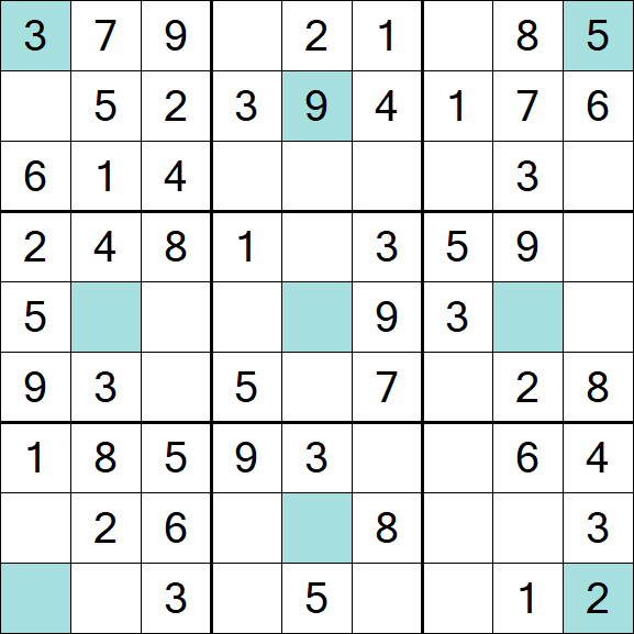 Girandola Sudoku - Easy