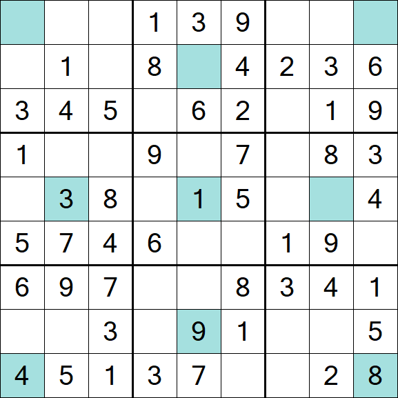 Girandola Sudoku - Fácil