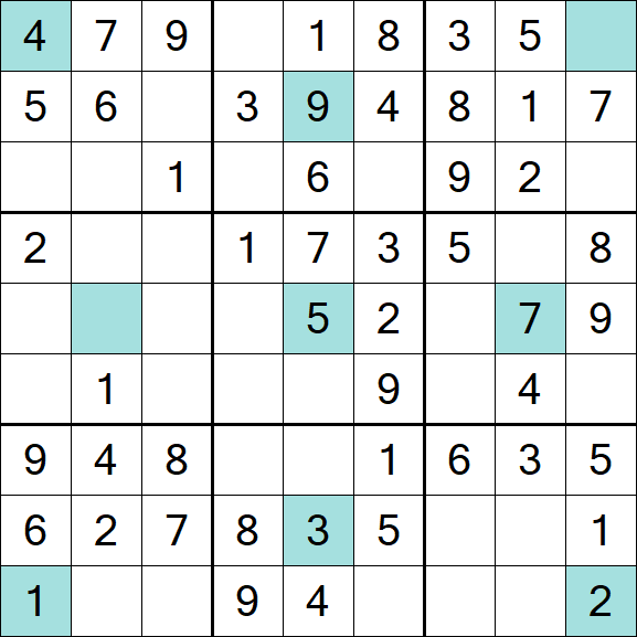 Girandola Sudoku - Fácil