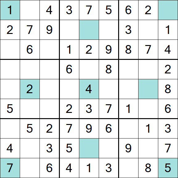 Girandola Sudoku - Easy