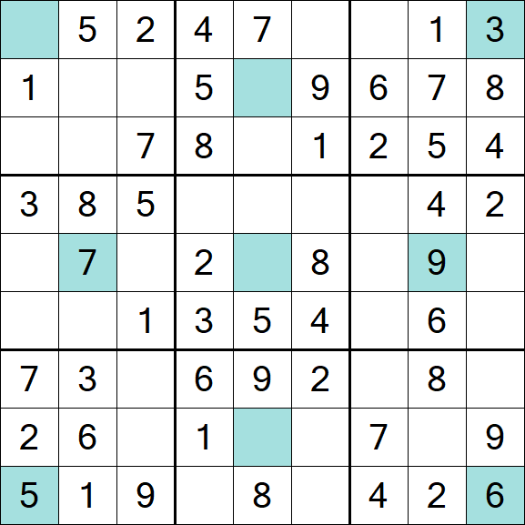 Girandola Sudoku - Easy