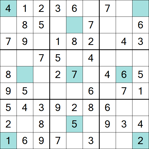 Girandola Sudoku - Easy