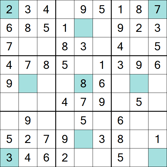 Girandola Sudoku - Easy