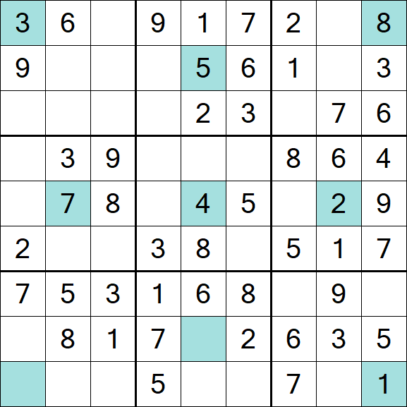 Girandola Sudoku - Easy