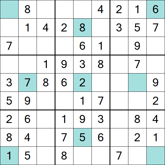 Girandola Sudoku - Einfach