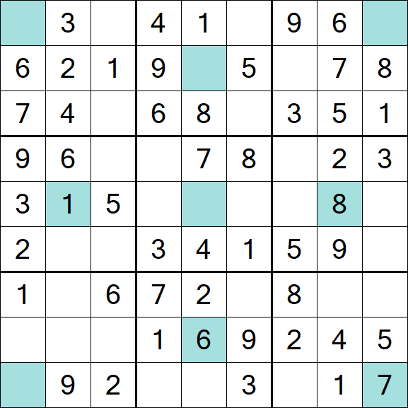 Girandola Sudoku - Easy