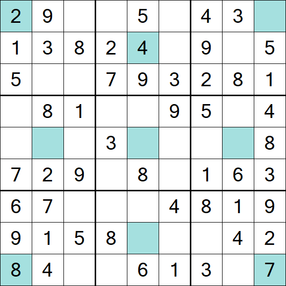 Girandola Sudoku - Easy