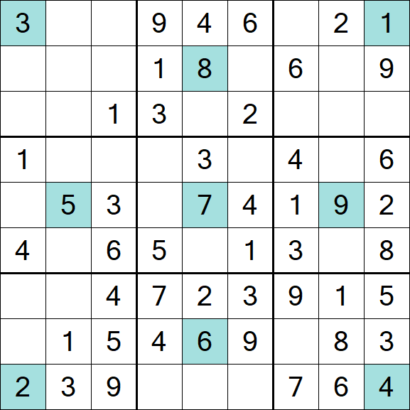 Girandola Sudoku - Fácil