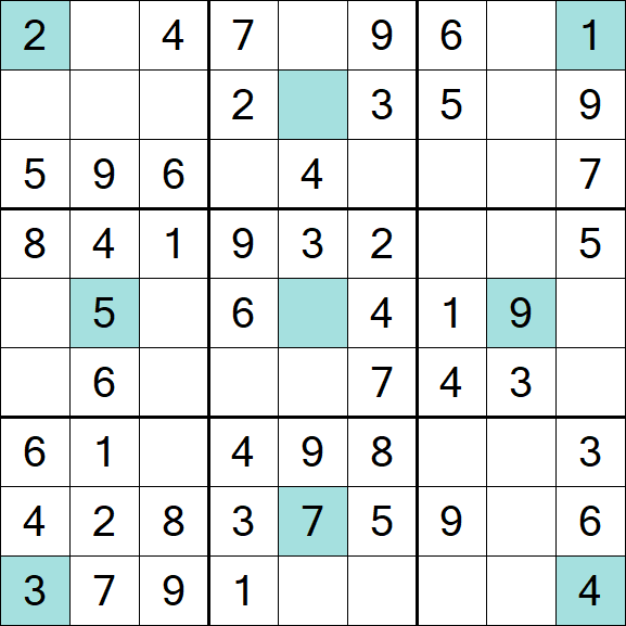 Girandola Sudoku - Einfach