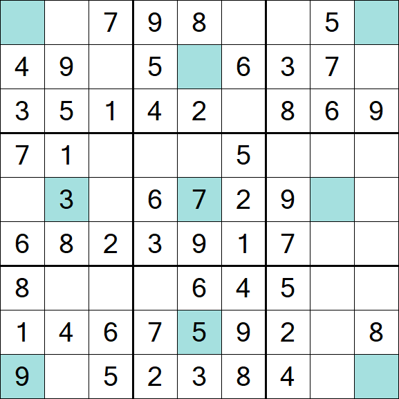 Girandola Sudoku - Fácil