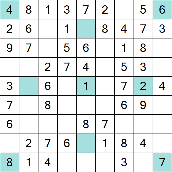 Girandola Sudoku - Fácil