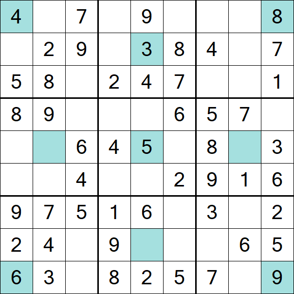 Girandola Sudoku - Easy