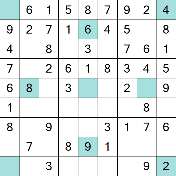 Girandola Sudoku - Fácil