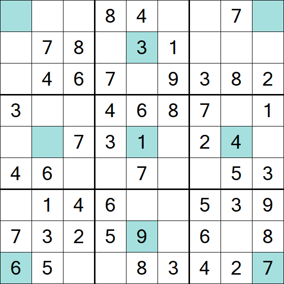 Girandola Sudoku - Fácil