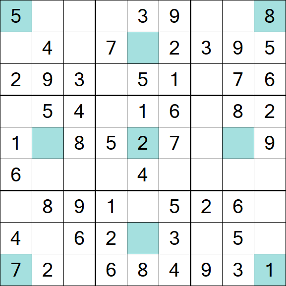 Girandola Sudoku - Einfach