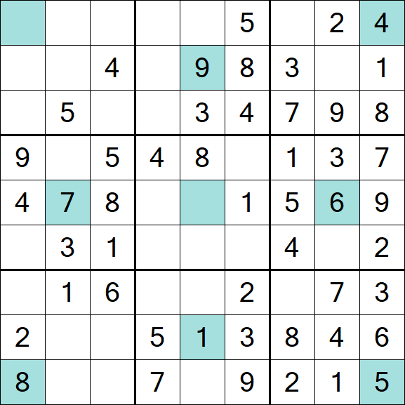 Girandola Sudoku - Fácil