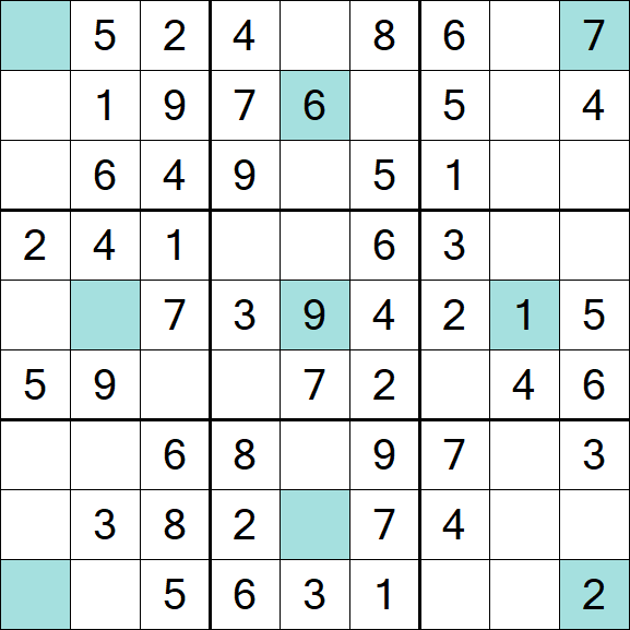 Girandola Sudoku - Fácil