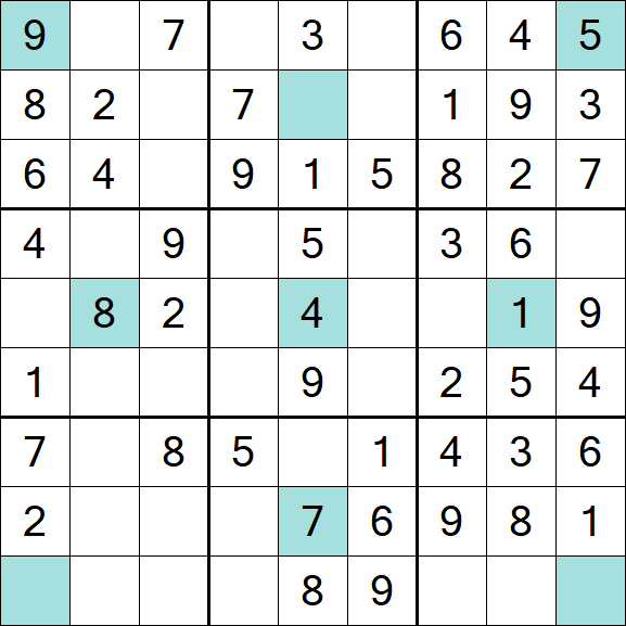 Girandola Sudoku - Fácil