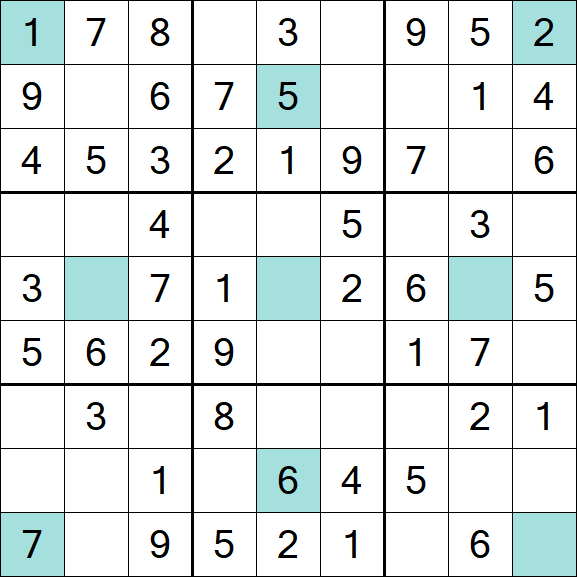 Girandola Sudoku - Fácil