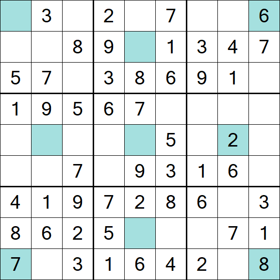 Girandola Sudoku - Einfach