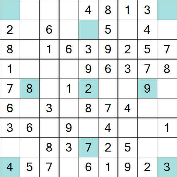 Girandola Sudoku - Fácil