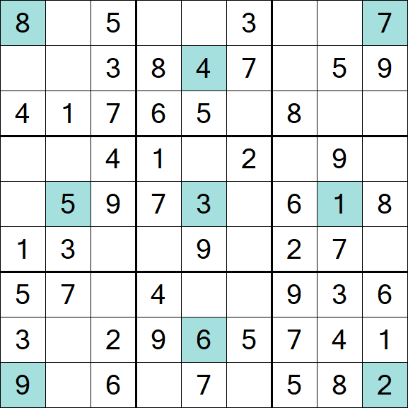 Girandola Sudoku - Fácil